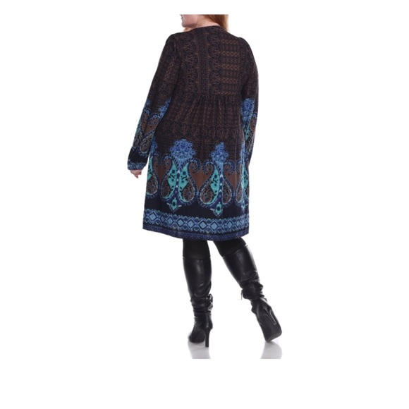 White Mark Phebe Embroidered Dress - Picture 2 of 5